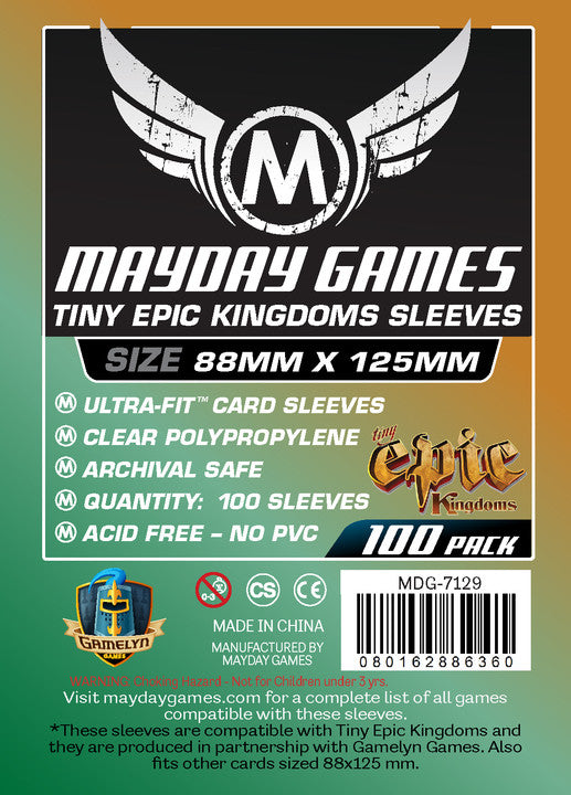 Tiny Epic Kingdoms: Card Sleeves - Mayday - Good Games