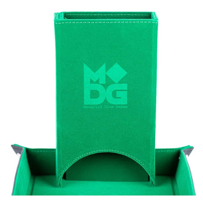 Metallic Dice Games - Fold Up Velvet Dice Tower - Good Games