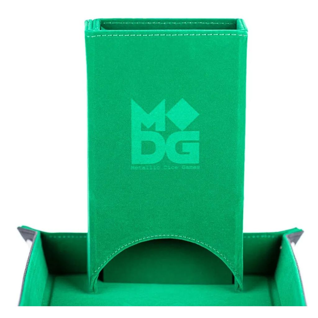 Metallic Dice Games - Fold Up Velvet Dice Tower