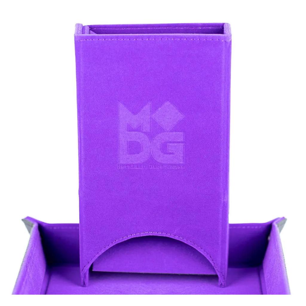 Metallic Dice Games - Fold Up Velvet Dice Tower