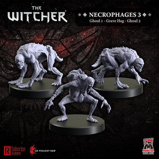 The Witcher Miniatures - Necrophages 3 Grave Hags - Good Games