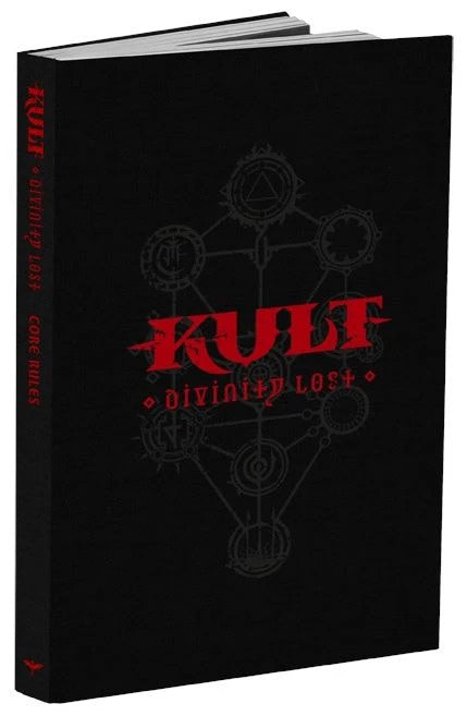 KULT Divinity Lost Core Rules 4th Edition Black - Good Games