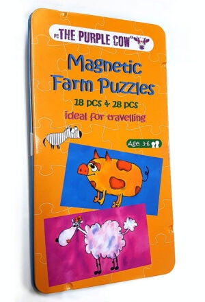 Magnetic Games Tins - Magnetic Farm Puzzles - Good Games