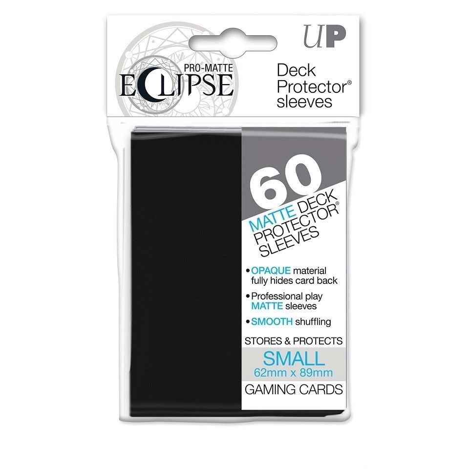 Deck Protectors Small 60ct Pro Matte Eclipse Black - Good Games