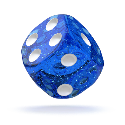 Oakie Doakie Dice - D6 16mm Speckled Blue (12) - Good Games