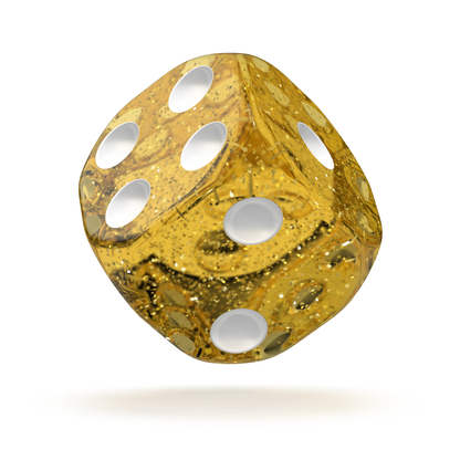 Oakie Doakie Dice - D6 16mm Speckled Orange (12) - Good Games
