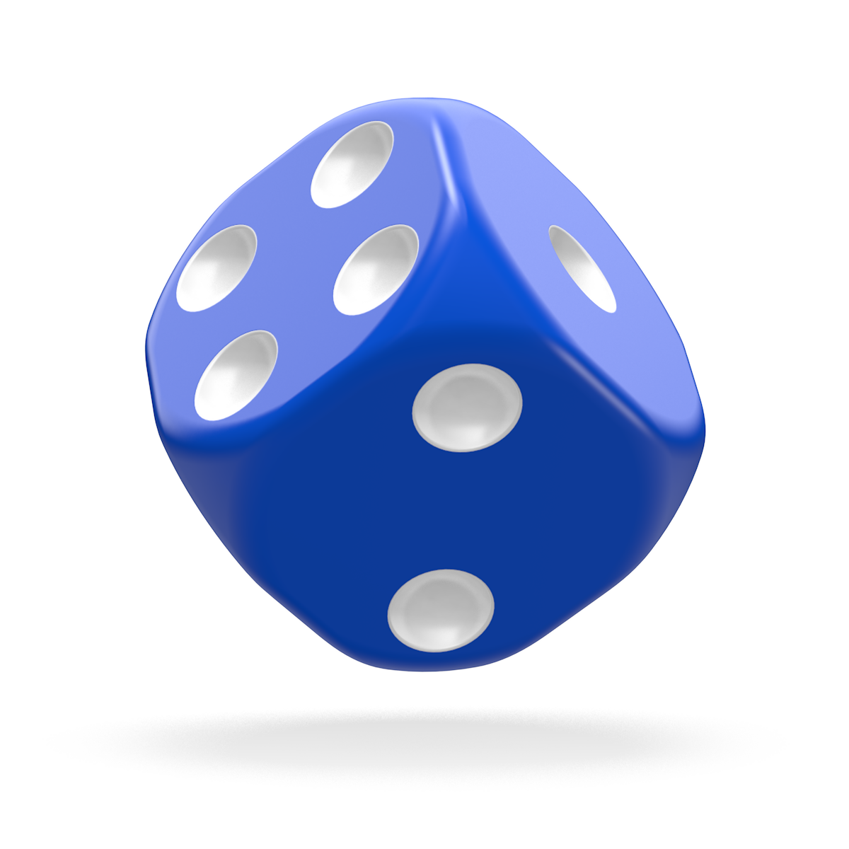 Oakie Doakie Dice - D6 16mm Solid Blue (12) - Good Games