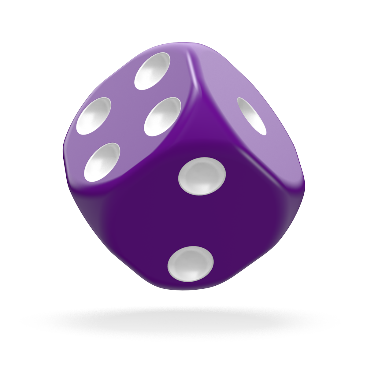 Oakie Doakie Dice - D6 16mm Solid Purple (12) - Good Games