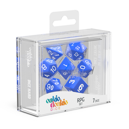 Oakie Doakie Dice - RPG Set Solid Blue (7) - Good Games