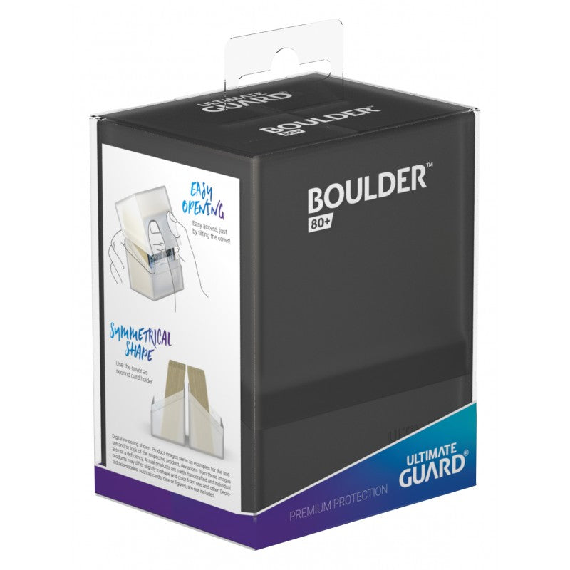 Ultimate Guard - Boulder Deck Case 80+ Standard Size Onyx - Good Games
