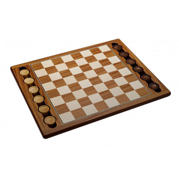 Dal Rossi Checkers Wooden - Good Games