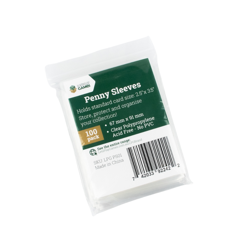 LPG Essentials - Penny Sleeves 67mm x 91mm (100) - Good Games