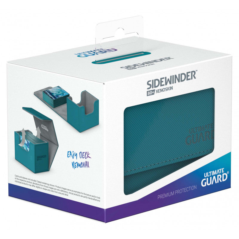 Ultimate Guard - Deck Box Sidewinder 80+ Standard Size Petrol Blue