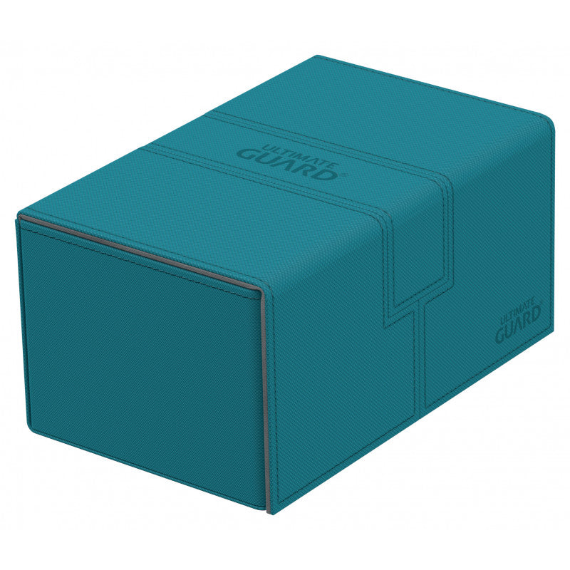Ultimate Guard - Twin Flip N Tray Deck Case 160+ Standard Size Xenoskin Petrol Blue
