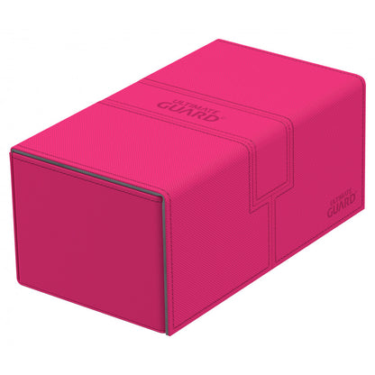 Ultimate Guard - Twin Flip N Tray Deck Case 200+ Standard Size Xenoskin Pink - Good Games
