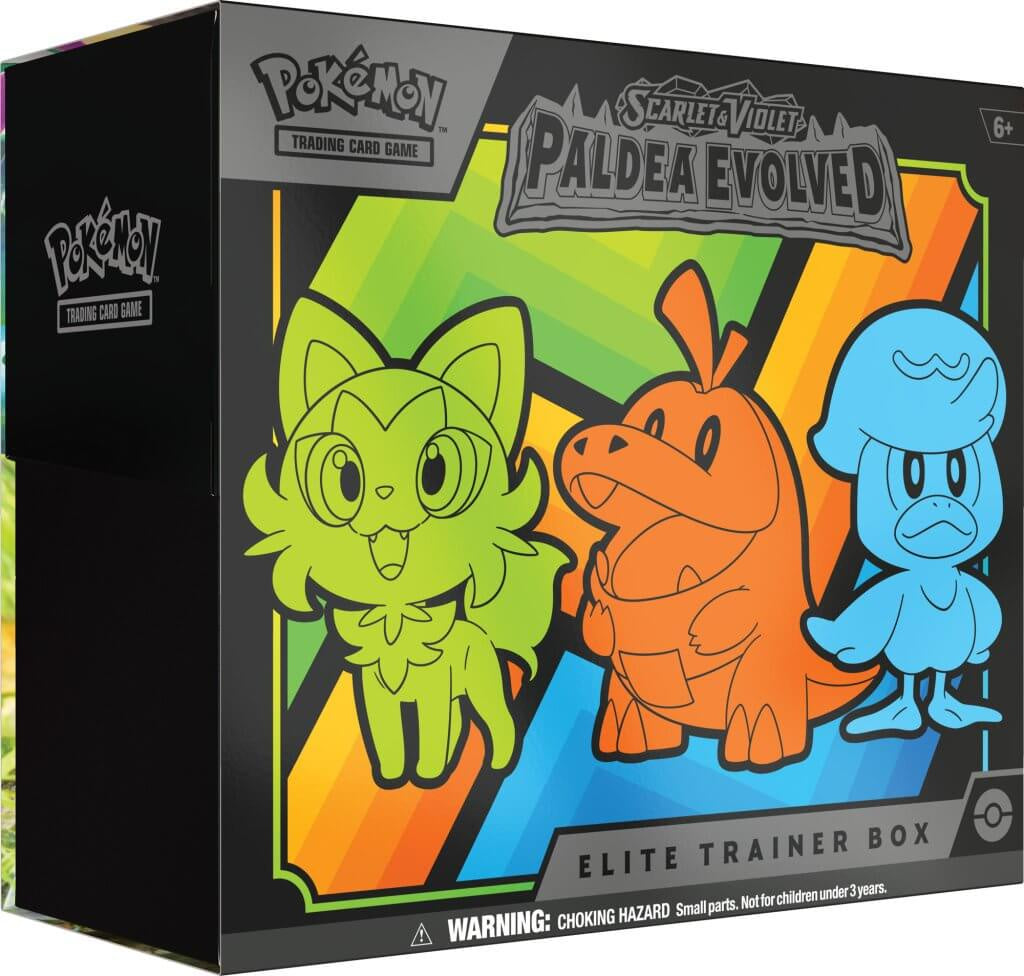 Pokemon TCG - Scarlet &amp; Violet - Paldea Evolved Elite Trainer Box - Good Games