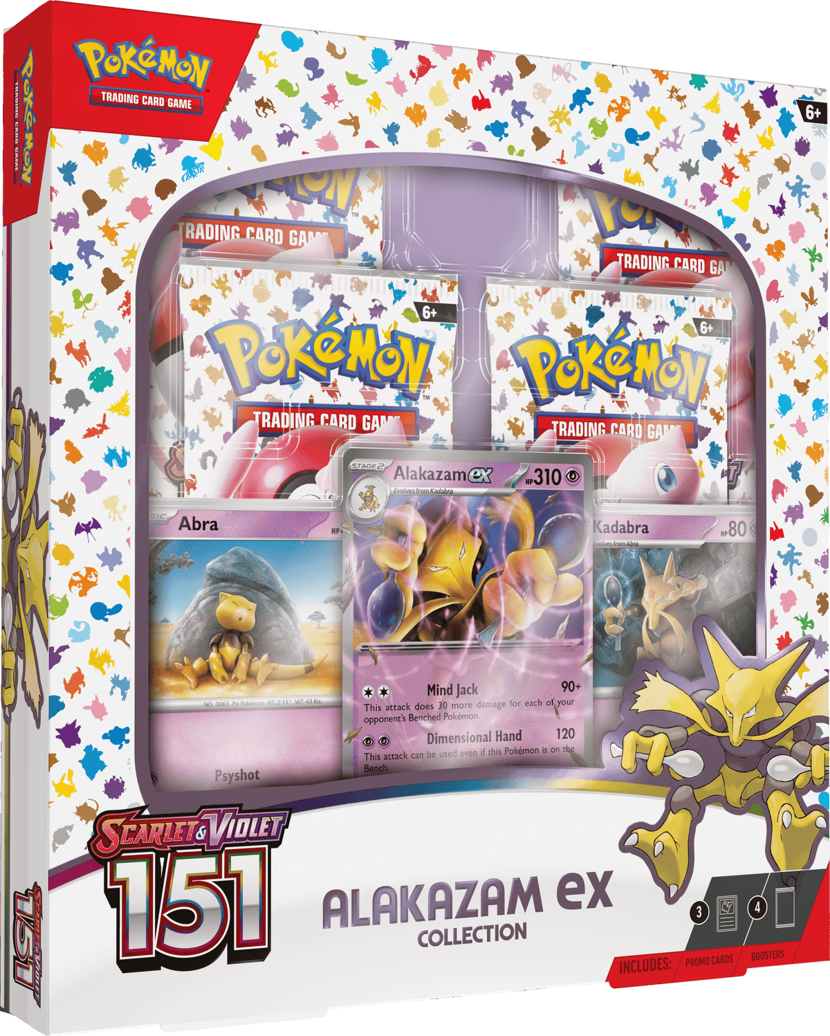 Pokemon TCG - Scarlet &amp; Violet - 151 Ex Box Alakazam Ex