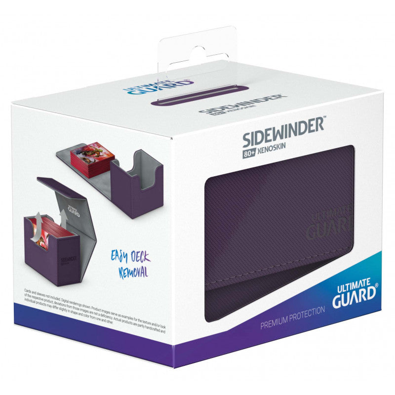 Ultimate Guard - Deck Box Sidewinder 80+ Standard Size Purple - Good Games