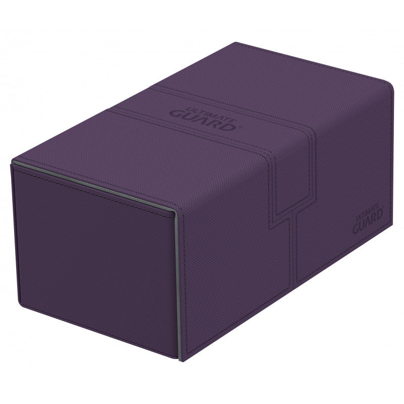 Ultimate Guard - Twin Flip N Tray Deck Case 200+ Standard Size Xenoskin Purple - Good Games