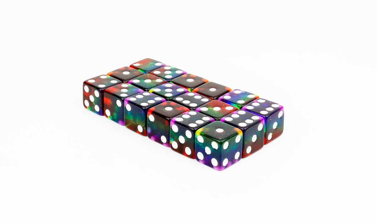 Sirius Dice - Rainbow D6 Dice Set 12mm