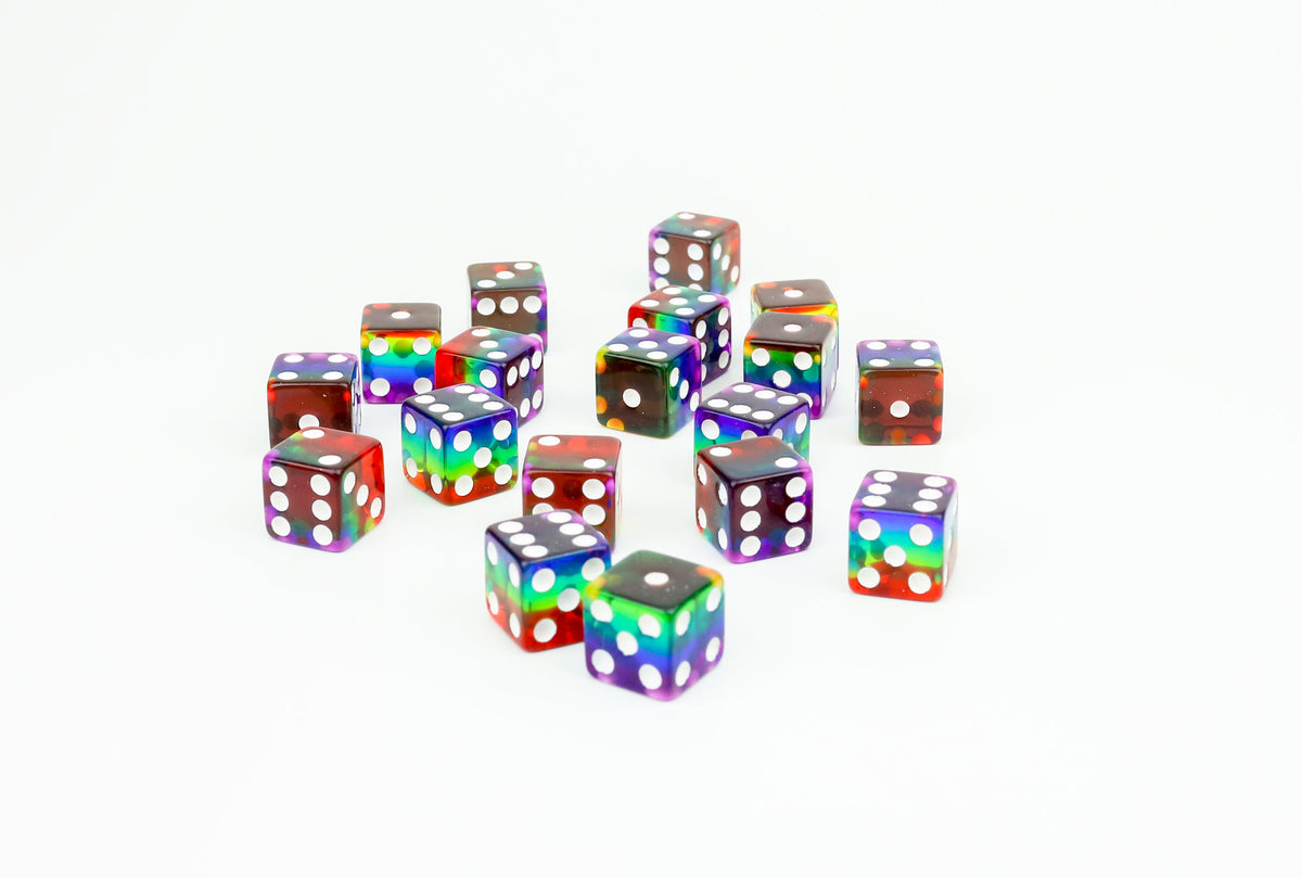 Sirius Dice - Rainbow D6 Dice Set 12mm