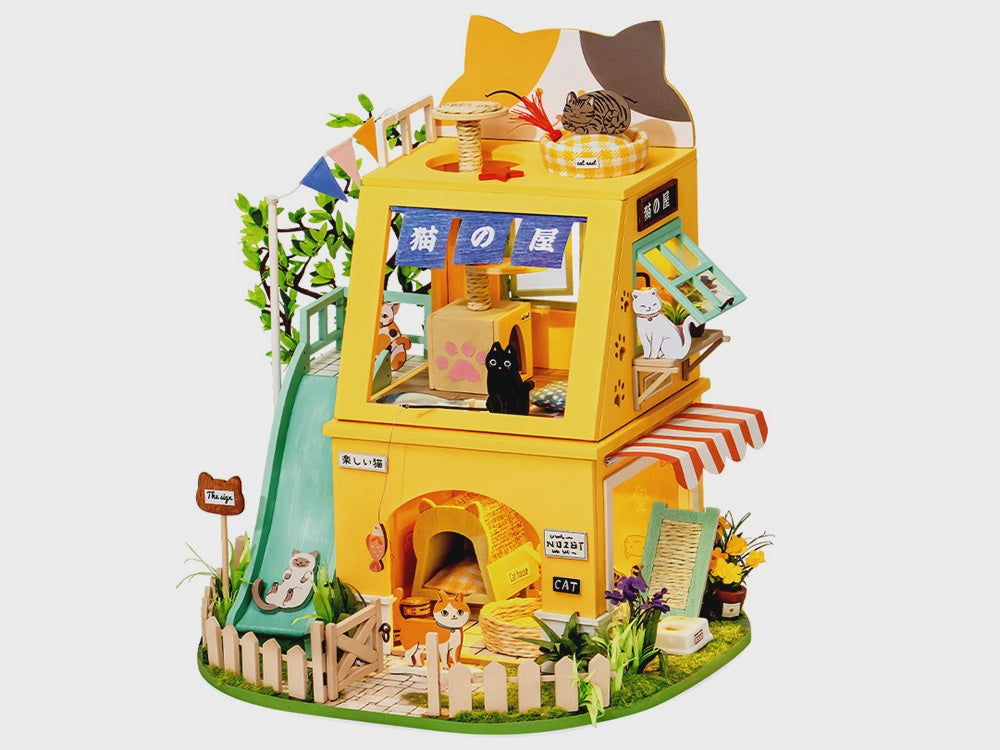 DIY Mini House Cat House - Good Games