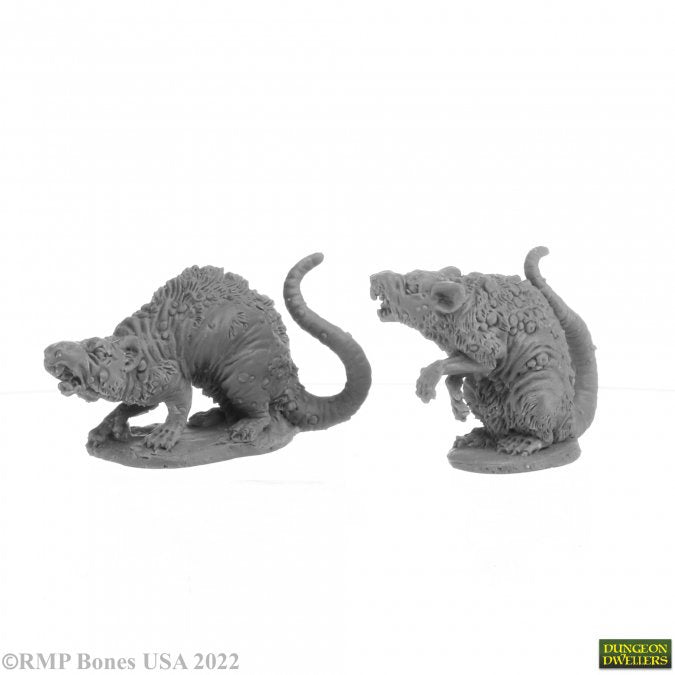 Reaper: Dungeon Dwellers: Barrow Rats (2) (77198) (plastic) - Good Games
