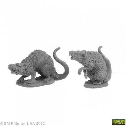 Reaper: Dungeon Dwellers: Barrow Rats (2) (77198) (plastic) - Good Games