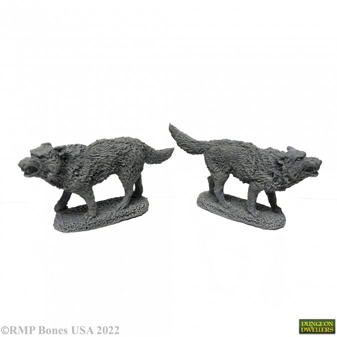 Reaper Bones Dire Wolves - 2