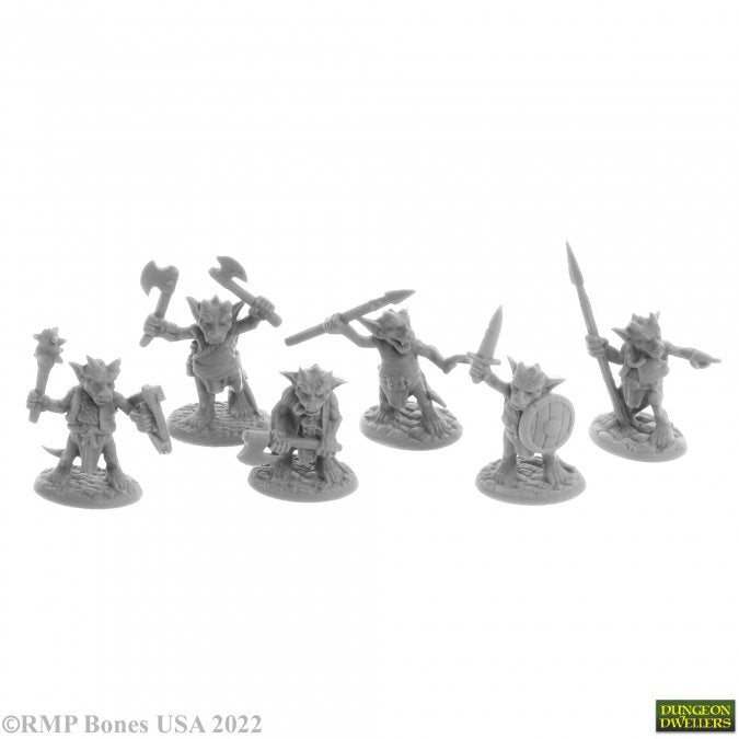 Reaper: Dungeon Dwellers: Ratpelt Kobold Mooks (6) - Good Games