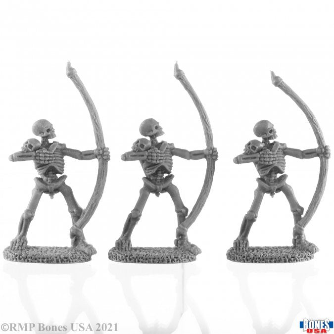 Reaper Bones Skeletal Archer - 3 Usa - Good Games