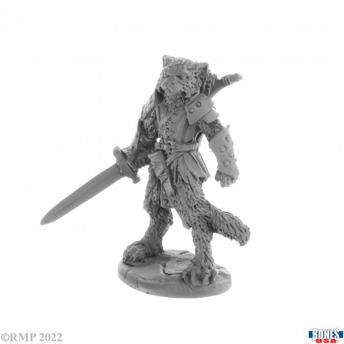 Reaper Bones Mal Catfolk Fighter Usa - Good Games