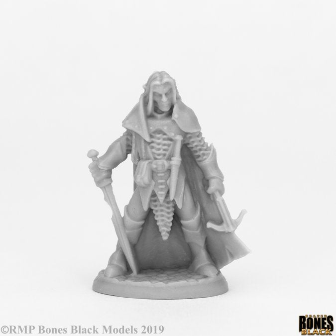 Reaper Bones Dark Elf Male Warrior