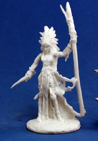 Reaper Bones Liela Dark Elf Wizard