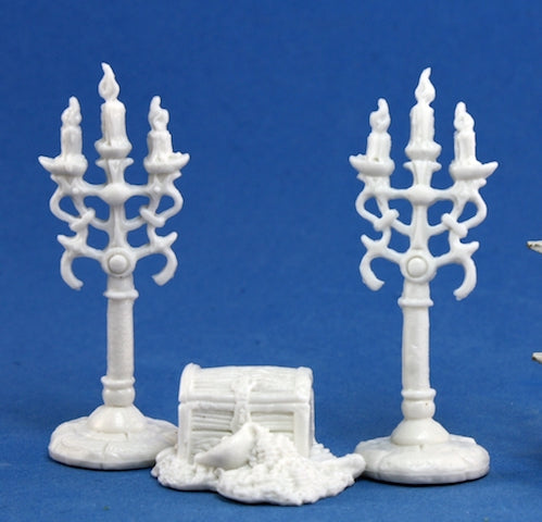 Reaper Bones Treasure And Candleabra