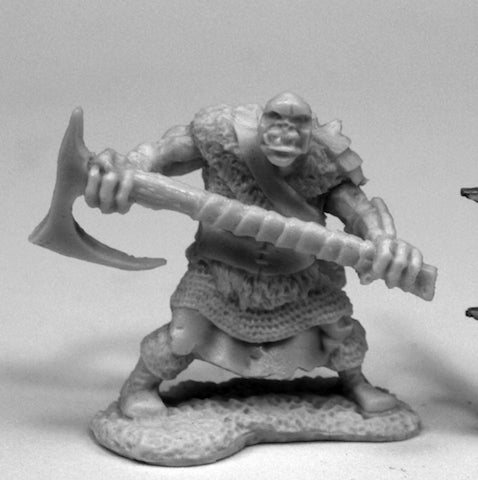 Reaper Bones Orc Chopper - Battle Axe - Good Games