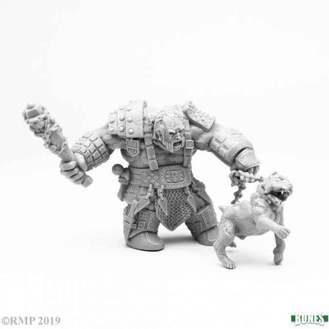 Reaper Bones Fire Giant Huntsman W Hell Hound - Good Games