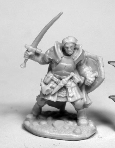 Reaper Bones Rheagar Male Fighter - Good Games