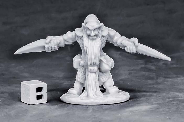 Reaper Bones Dwarf Royal Weapomaster