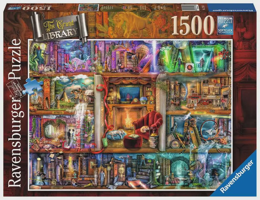 Ravensburger - The Grand Library 1500 Piece Jigsaw - Good Games