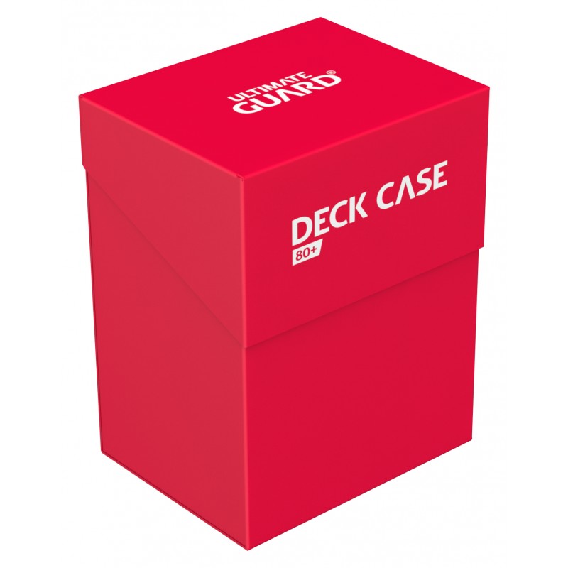 Ultimate Guard - Deck Case 80+ Standard Size Red - Good Games