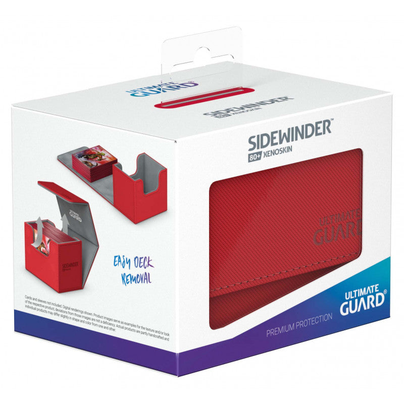 Ultimate Guard - Deck Box Sidewinder 80+ Standard Size Red - Good Games