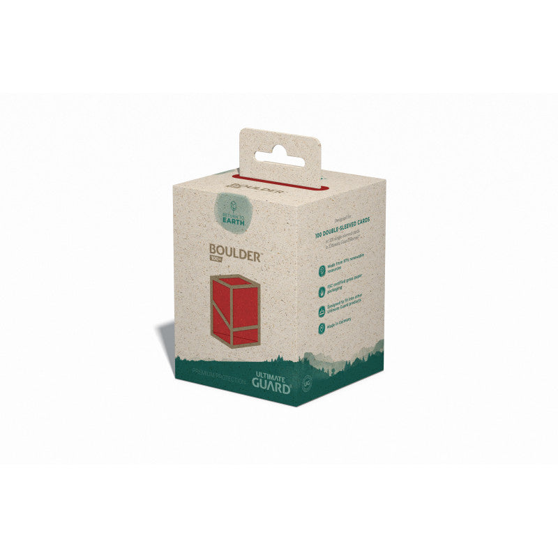 Ultimate Guard - Return to Earth Boulder 100+ Deck Box Red