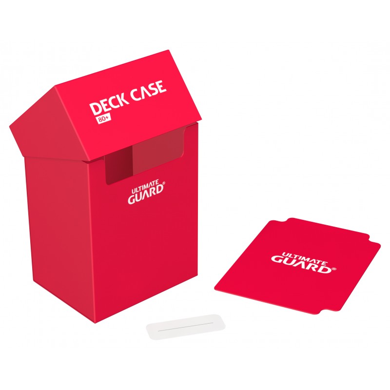 Ultimate Guard - Deck Case 80+ Standard Size Red - Good Games