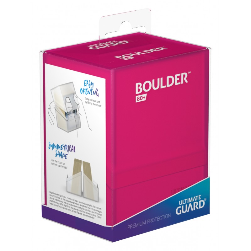 Ultimate Guard - Boulder Deck Case 80+ Standard Size Rhodonite - Good Games
