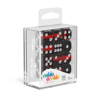 Oakie Doakie Dice - D6 16mm Enclave Ruby (12) - Good Games