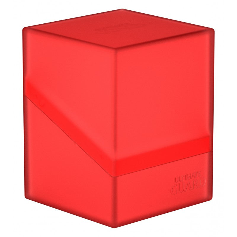 Ultimate Guard - Boulder Deck Case 100+ Standard Size Ruby - Good Games