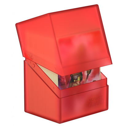 Ultimate Guard - Boulder Deck Case 80+ Standard Size Ruby - Good Games