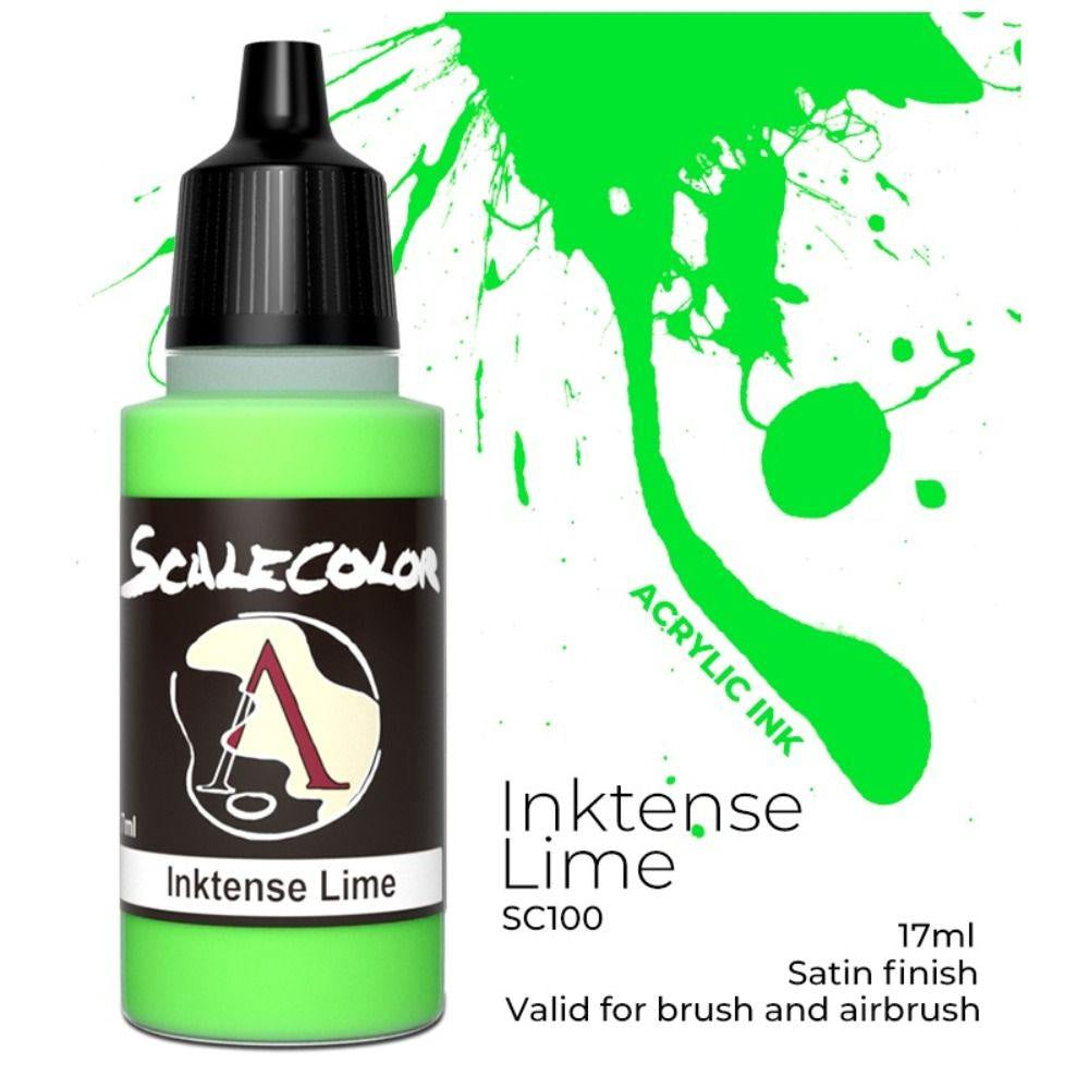 Scale 75 - Scalecolor Inktense Lime (17ml) SC-100 Acrylic Paint - Good Games