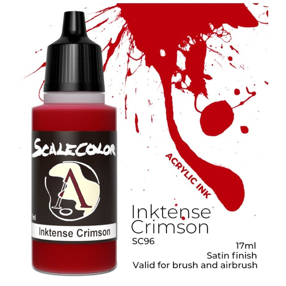 Scale 75 - Scalecolor Inktense Crimson (17ml) SC-96 Acrylic Paint